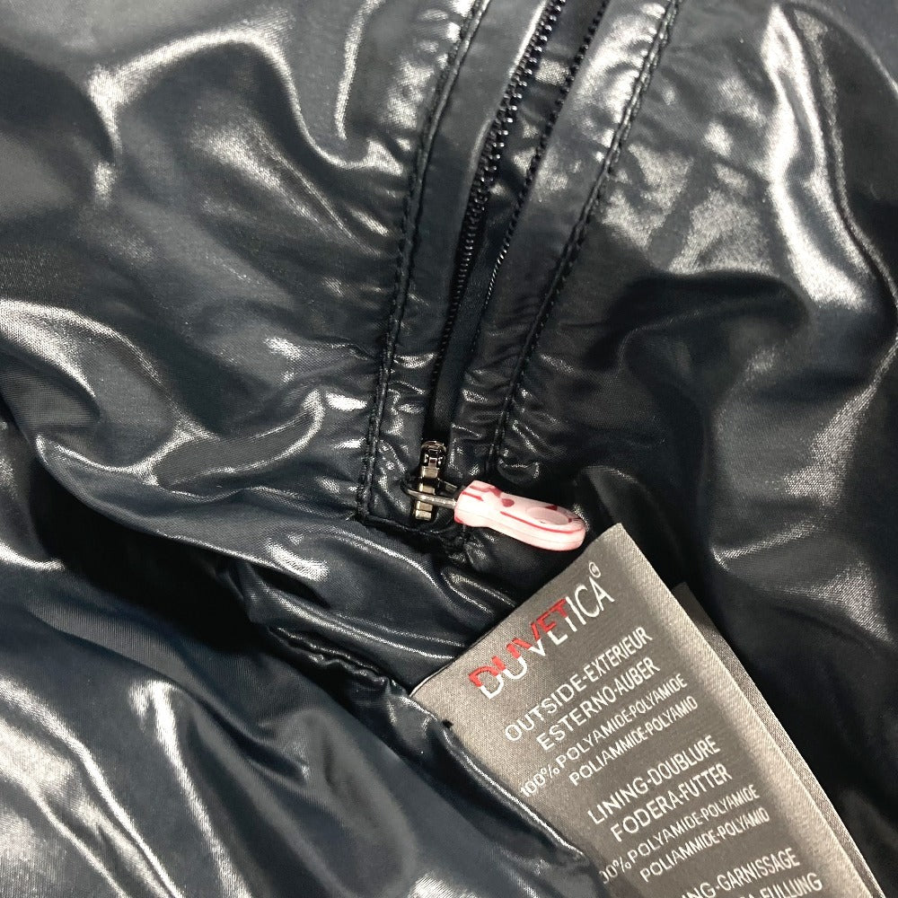 DUVETICA フード付き フーディー ダウン アウター 長袖 トップス 上着 ダウンジャケット ポリアミド メンズ ブラック