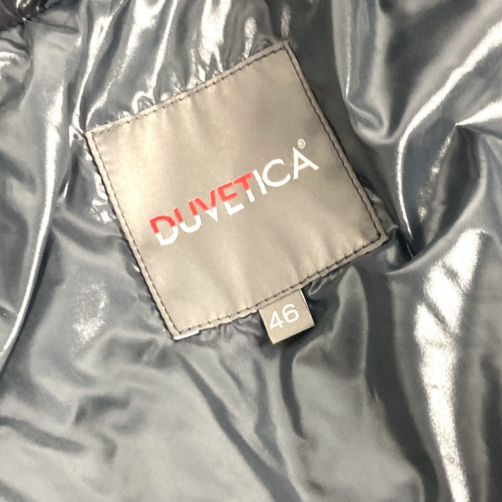 DUVETICA フード付き フーディー ダウン アウター 長袖 トップス 上着 ダウンジャケット ポリアミド メンズ ブラック