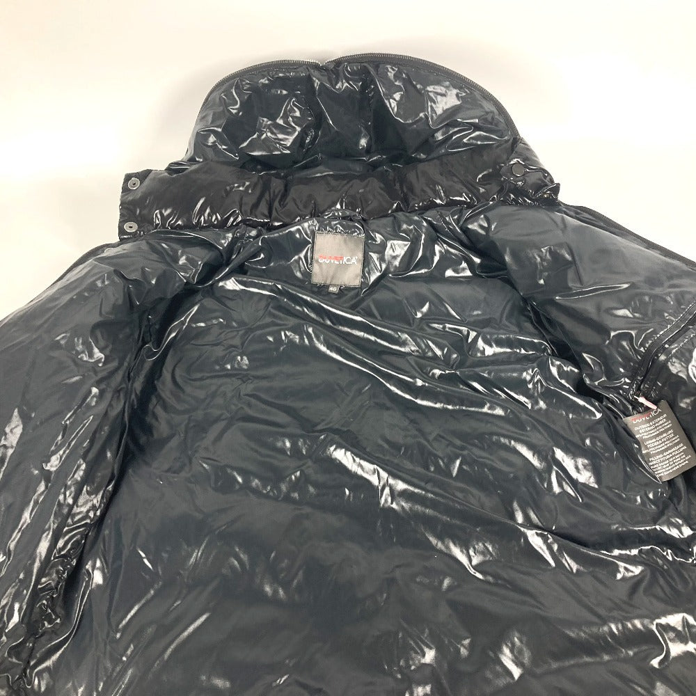 DUVETICA フード付き フーディー ダウン アウター 長袖 トップス 上着 ダウンジャケット ポリアミド メンズ ブラック