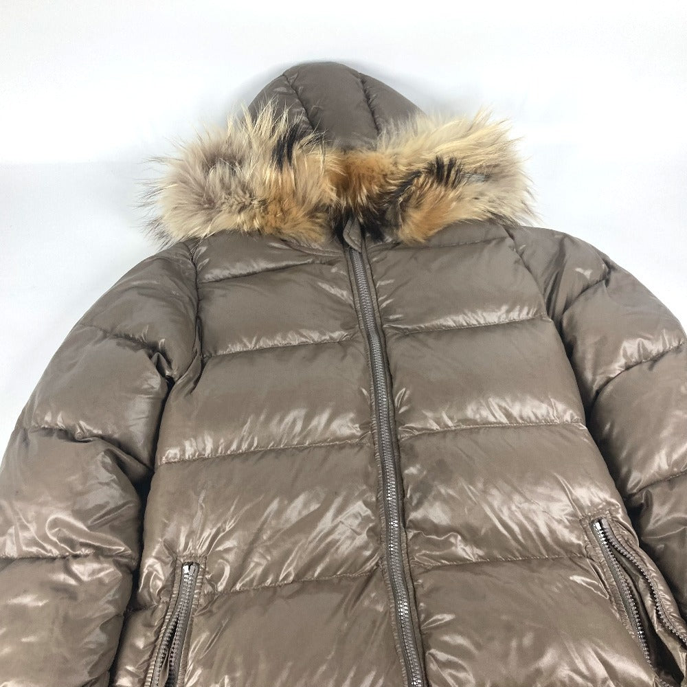 Duvetica d 037 00 00 U Furs ke bawah pakaian panjang lengan panjang puncak pakaian luar ke bawah jaket nilon wanita coklat