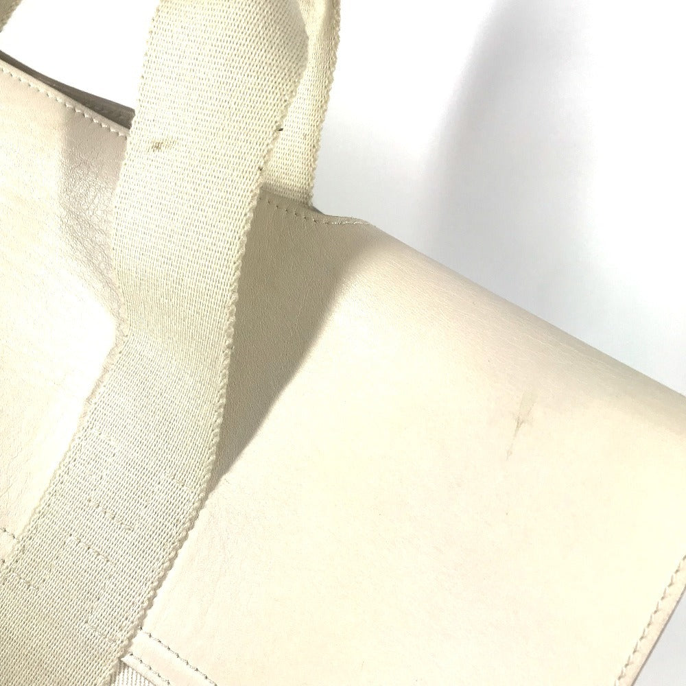 HERMES ヴァルパライソMM ヴァルパライソ カバン ミニボストンバッグ トートバッグ ハンドバッグ レザー/キャンバス ユニセックス ホワイト - brandshop-reference