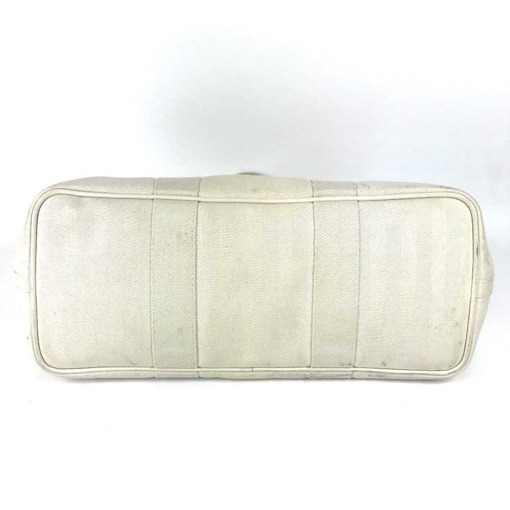 HERMES ヴァルパライソMM ヴァルパライソ カバン ミニボストンバッグ トートバッグ ハンドバッグ レザー/キャンバス ユニセックス ホワイト - brandshop-reference