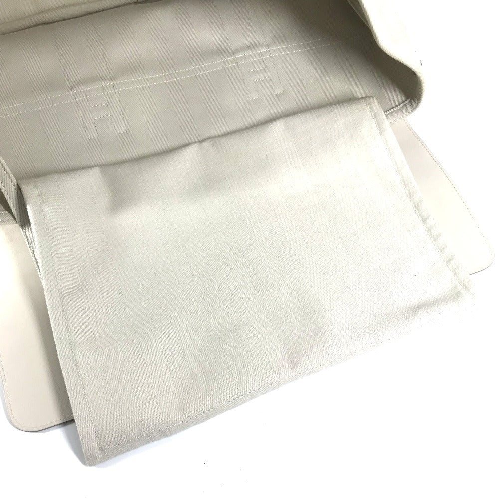 HERMES ヴァルパライソMM ヴァルパライソ カバン ミニボストンバッグ トートバッグ ハンドバッグ レザー/キャンバス ユニセックス ホワイト - brandshop-reference