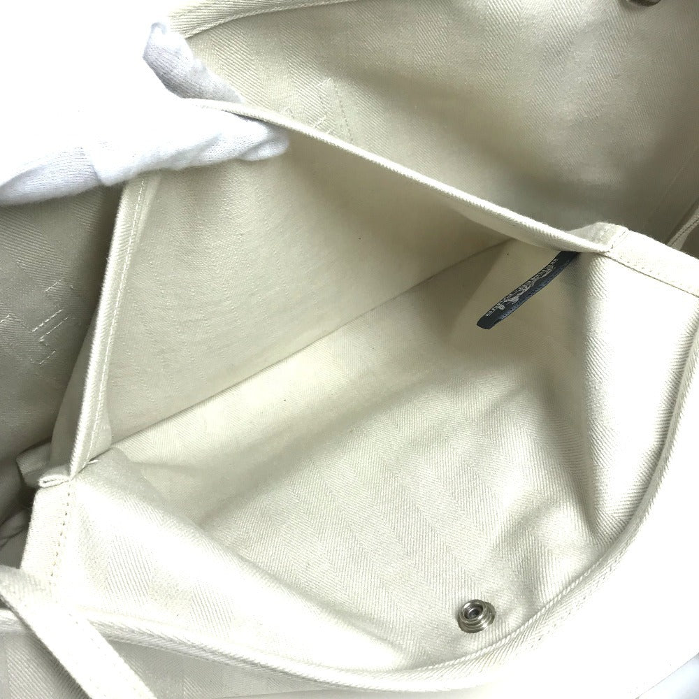 HERMES ヴァルパライソMM ヴァルパライソ カバン ミニボストンバッグ トートバッグ ハンドバッグ レザー/キャンバス ユニセックス ホワイト - brandshop-reference