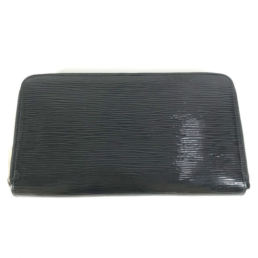LOUIS VUITTON M6385N Epier Electric Zippy Organizer Round Zipper Long Wallet Clutch Bag Long Wallet Epier Electric Leather Unisex Noir Black