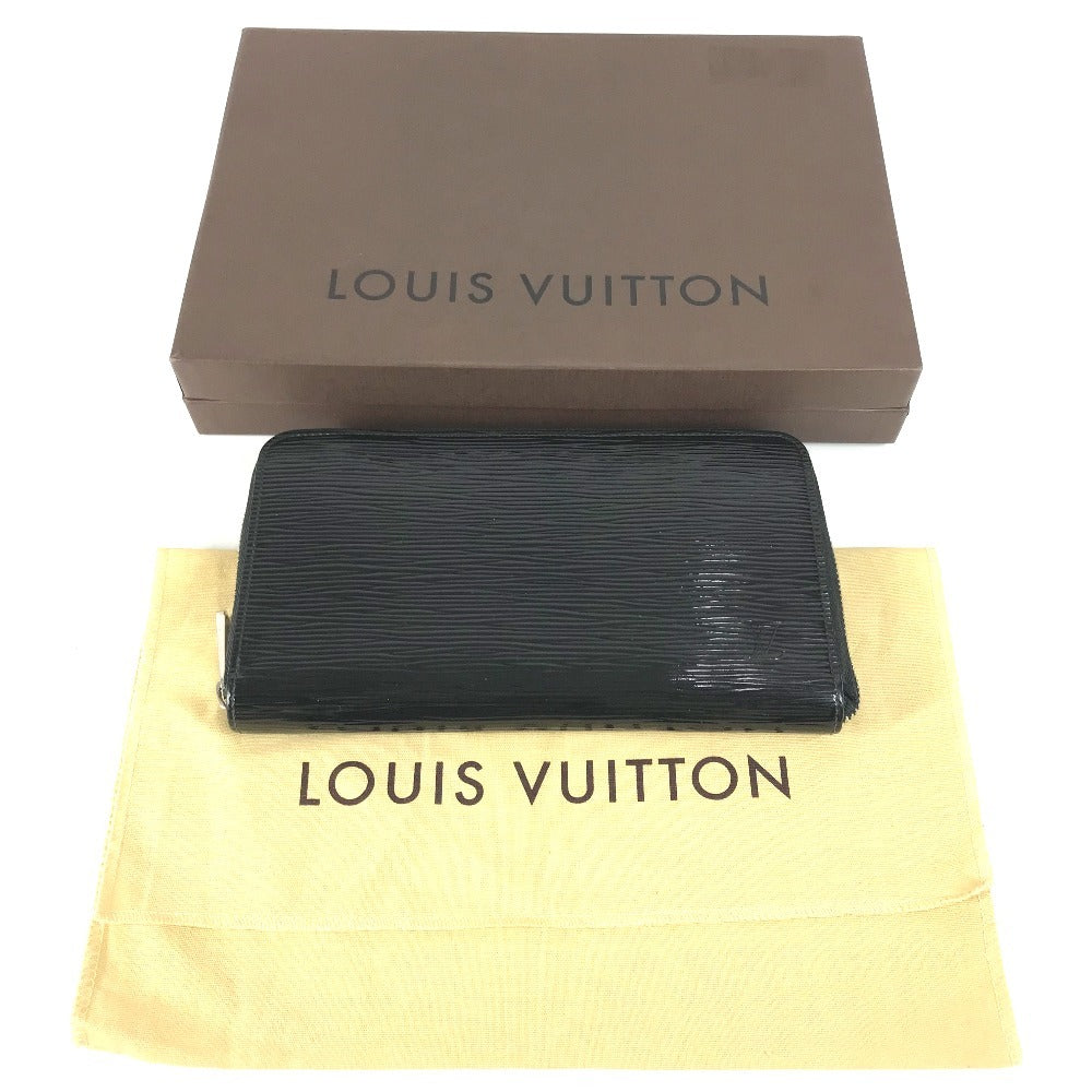 Louis Vuitton M6385n Epier Electric Zippy Organizer Round Zipper Long Wallet Clutch Bag Long Wallet Epier Electric Leather Unisex Noir Black