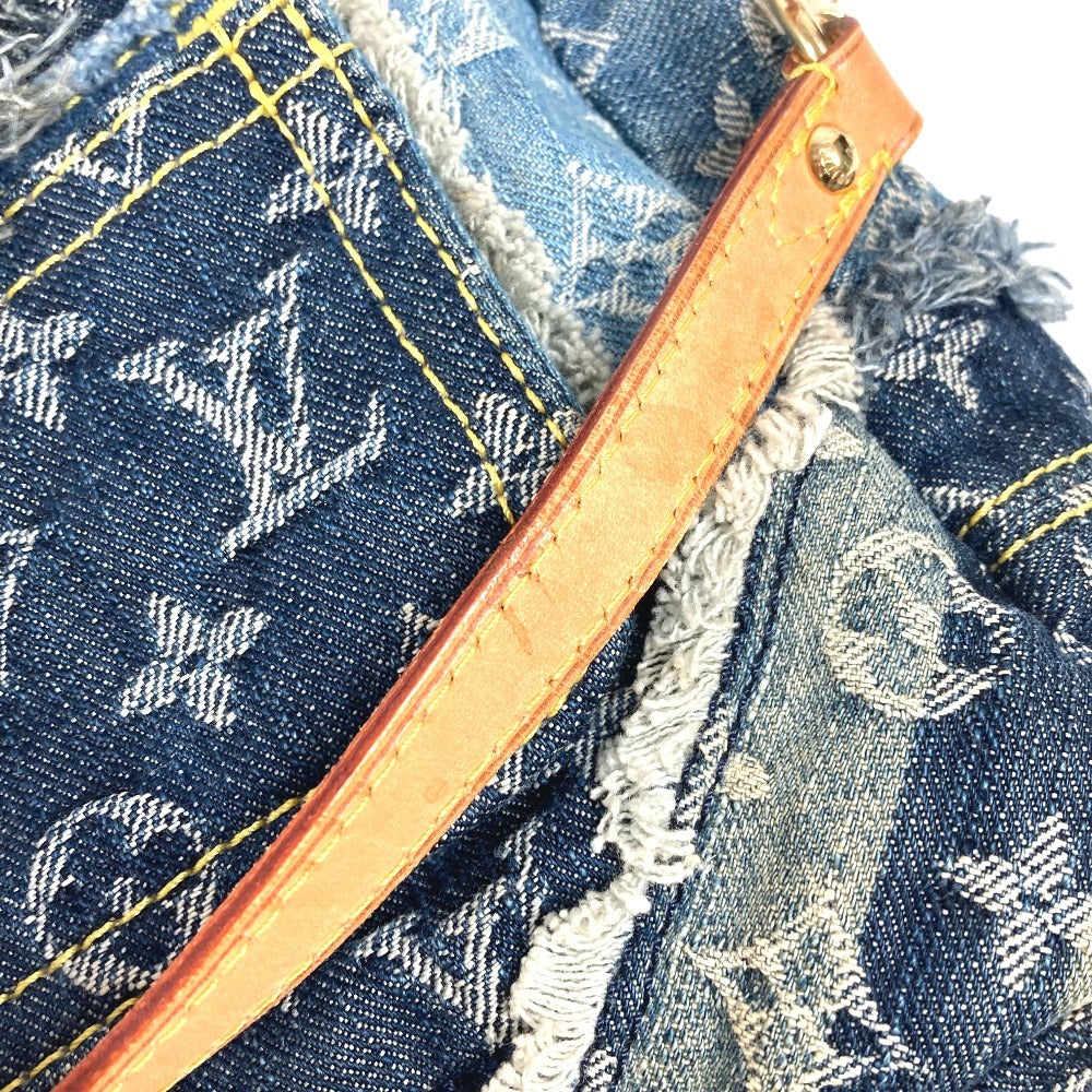 LOUIS VUITTON M95374 モノグラムデニム パッチワークポスティ カバン フラップ 斜め掛け メッセンジャーバッグ ショルダーバッグ モノグラムデニムキャンバス ユニセックス ブルー - brandshop-reference