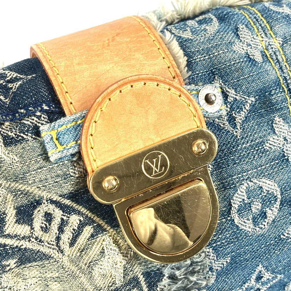 LOUIS VUITTON M95374 モノグラムデニム パッチワークポスティ カバン フラップ 斜め掛け メッセンジャーバッグ ショルダーバッグ モノグラムデニムキャンバス ユニセックス ブルー - brandshop-reference