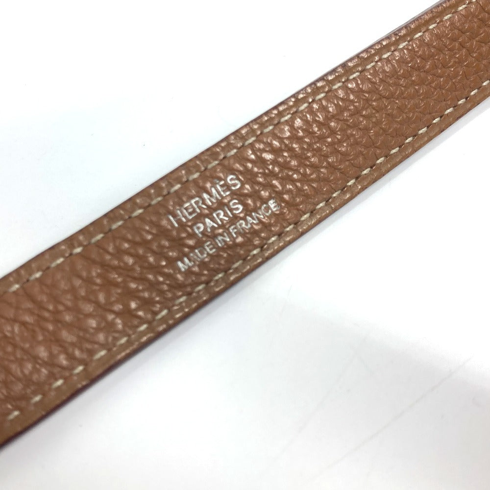 HERMES Pet Kelly Lead Dog Dog Leash Leather Unisex Brown