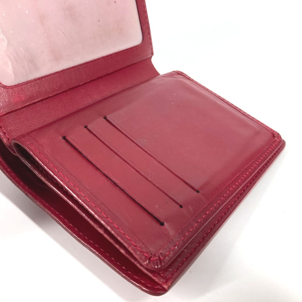 LOUIS VUITTON M91979 Monogram Vernis Portefeuille Koala Compact Wallet Trifold Wallet Monogram Vernis Women's Pomme d'Amour Red