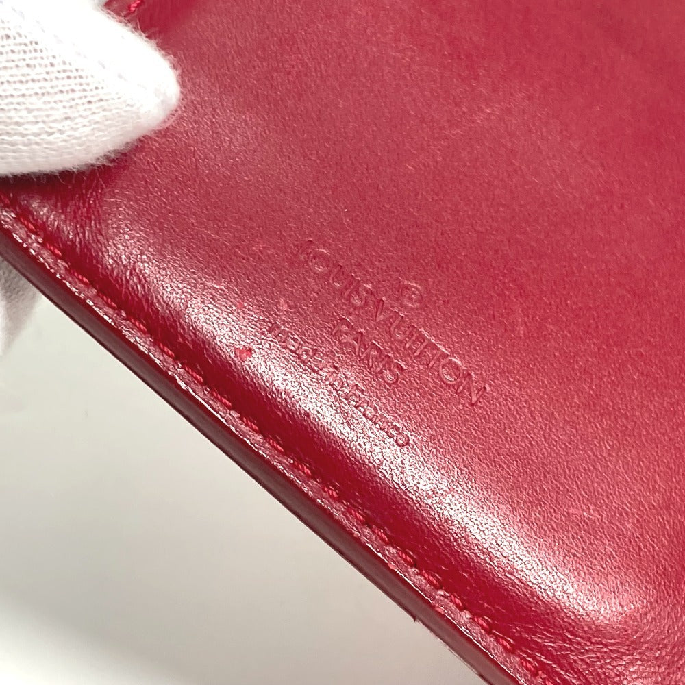 LOUIS VUITTON M91979 Monogram Vernis Portefeuille Koala Compact Wallet Trifold Wallet Monogram Vernis Women's Pomme d'Amour Red