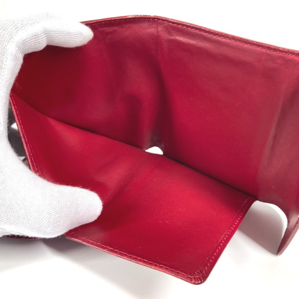 LOUIS VUITTON M91979 Monogram Vernis Portefeuille Koala Compact Wallet Trifold Wallet Monogram Vernis Women's Pomme d'Amour Red