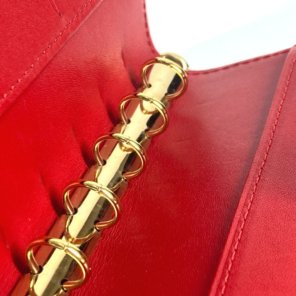 LOUIS VUITTON R21016 모노그램 베르니 아젠다 PM 아젠다 PM 문구 노트 케이스 노트 커버 모노그램 베르니 캔버스 레이디스 폼 다무르 레드