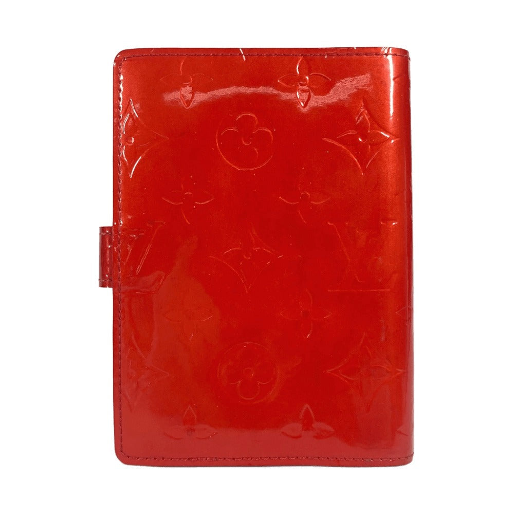 LOUIS VUITTON R21016 모노그램 베르니 아젠다 PM 아젠다 PM 문구 노트 케이스 노트 커버 모노그램 베르니 캔버스 레이디스 폼 다무르 레드