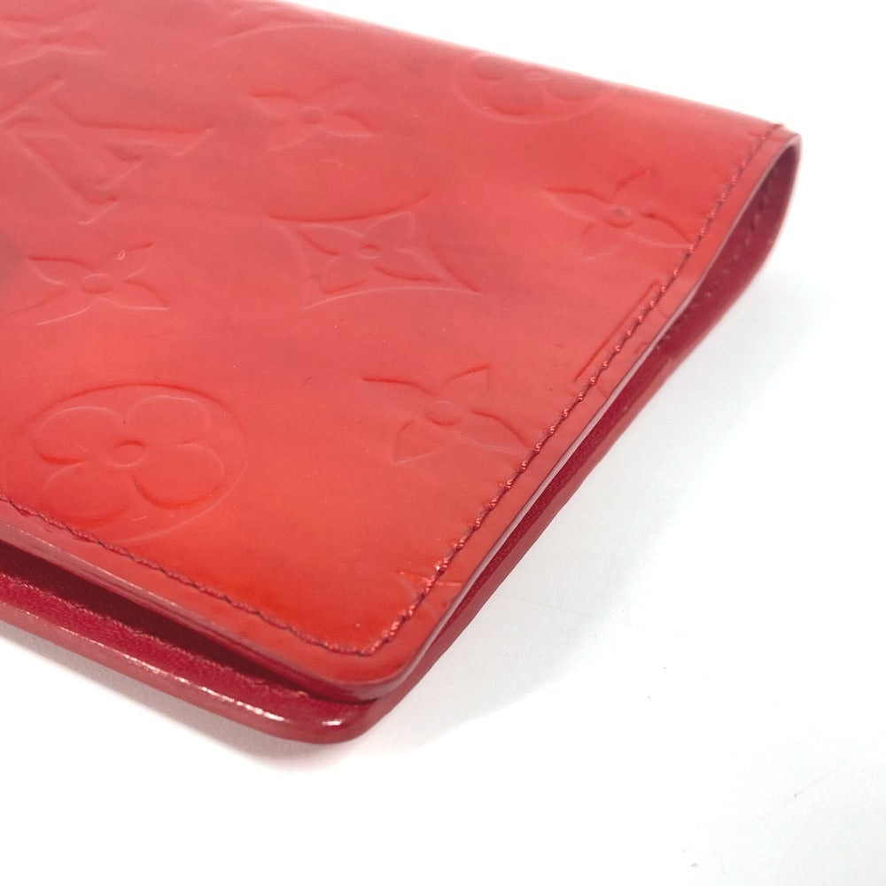 LOUIS VUITTON R21016 모노그램 베르니 아젠다 PM 아젠다 PM 문구 노트 케이스 노트 커버 모노그램 베르니 캔버스 레이디스 폼 다무르 레드