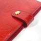 LOUIS VUITTON R21016 모노그램 베르니 아젠다 PM 아젠다 PM 문구 노트 케이스 노트 커버 모노그램 베르니 캔버스 레이디스 폼 다무르 레드
