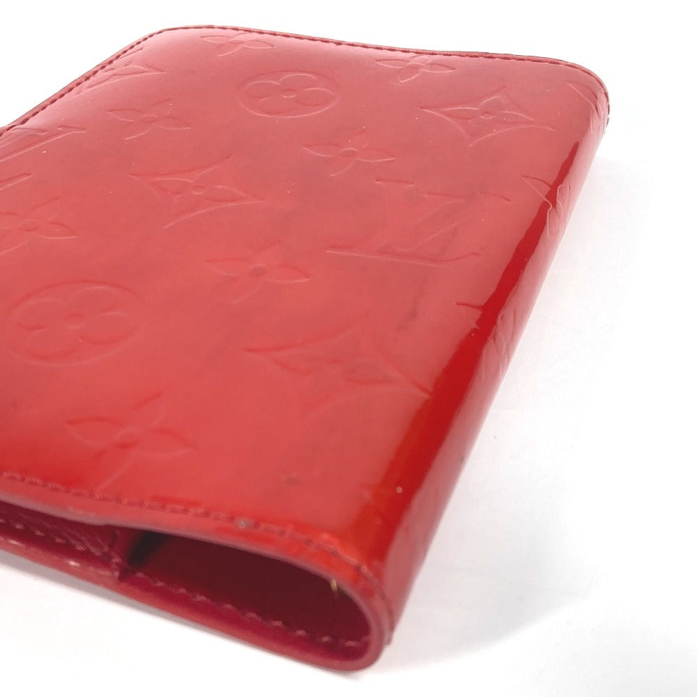 LOUIS VUITTON R21016 모노그램 베르니 아젠다 PM 아젠다 PM 문구 노트 케이스 노트 커버 모노그램 베르니 캔버스 레이디스 폼 다무르 레드