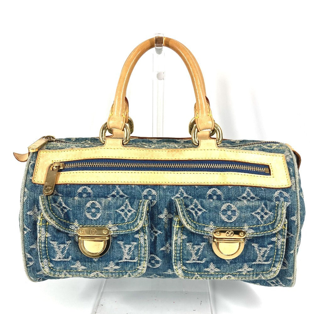 LOUIS VUITTON M95019 モノグラムデニム ネオスピーディ カバン ミニボストンバッグ ハンドバッグ モノグラムデニムキャンバス レディース ブルー - brandshop-reference