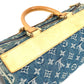 LOUIS VUITTON M95019 モノグラムデニム ネオスピーディ カバン ミニボストンバッグ ハンドバッグ モノグラムデニムキャンバス レディース ブルー - brandshop-reference