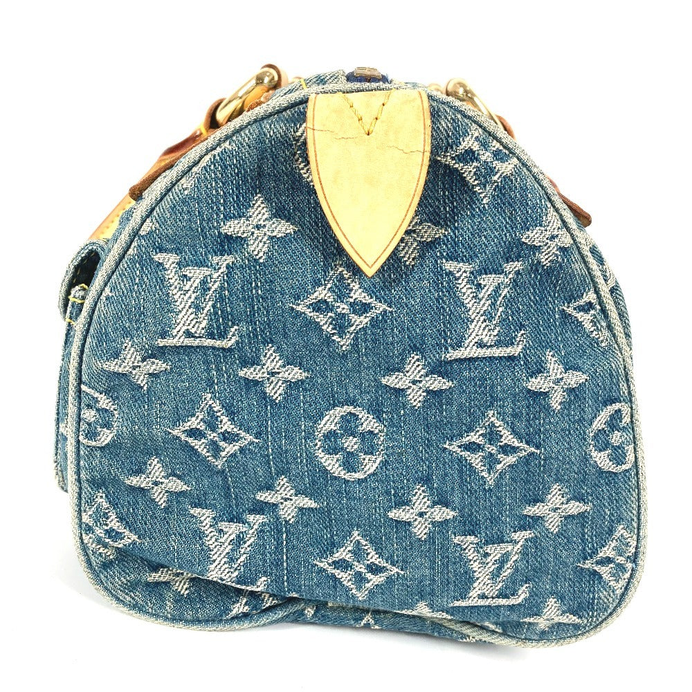 LOUIS VUITTON M95019 モノグラムデニム ネオスピーディ カバン ミニボストンバッグ ハンドバッグ モノグラムデニムキャンバス レディース ブルー - brandshop-reference