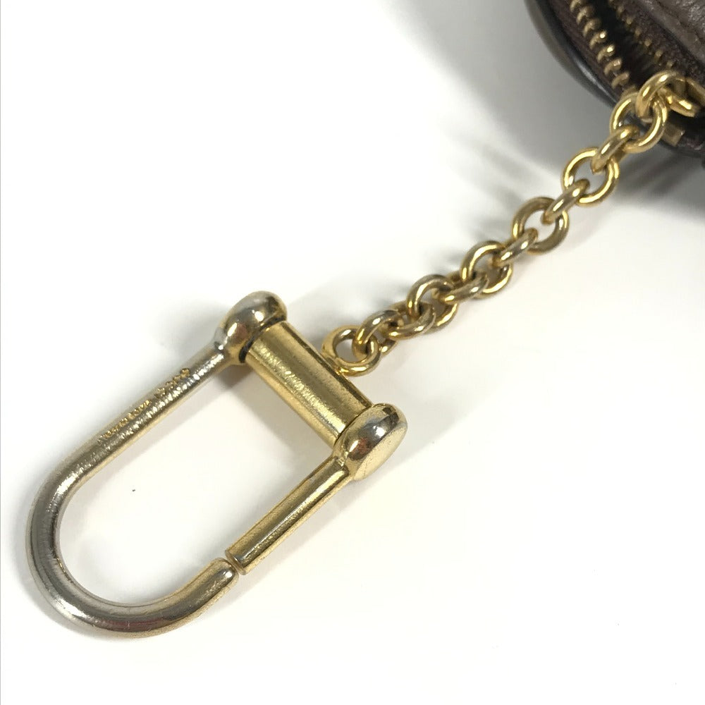 GUCCI 645123 GG Sherry Line Ophidia Keychain Wallet Coin Purse Coin Case GG Supreme Canvas Unisex Beige