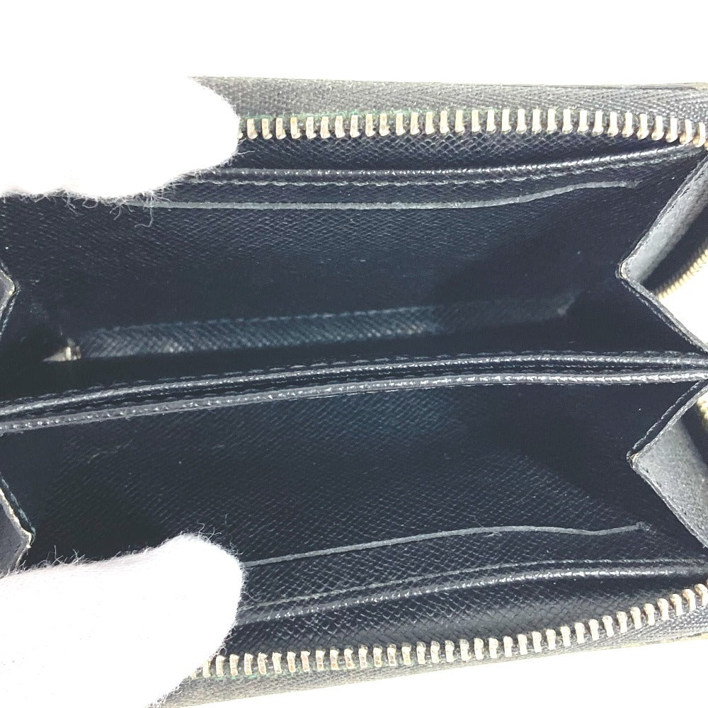 LOUIS VUITTON N63076 Damier Graphite Zippy Coin Purse Wallet Coin Purse Round Zipper Coin Case Damier Graphite Canvas Men's Black