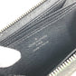 LOUIS VUITTON N63076 Damier Graphite Zippy Coin Purse Wallet Coin Purse Round Zipper Coin Case Damier Graphite Canvas Men's Black