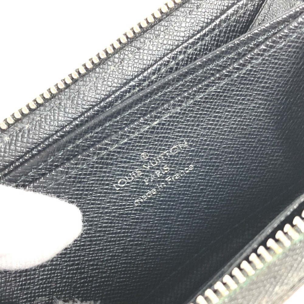 LOUIS VUITTON N63076 Damier Graphite Zippy Coin Purse Wallet Coin Purse Round Zipper Coin Case Damier Graphite Canvas Men's Black
