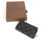 LOUIS VUITTON N63076 Damier Graphite Zippy Coin Purse Wallet Coin Purse Round Zipper Coin Case Damier Graphite Canvas Men's Black