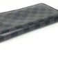 LOUIS VUITTON N60111 Damier Graphite Zippy Organizer Round Zipper Long Wallet Long Wallet Damier Graphite Canvas Unisex Black
