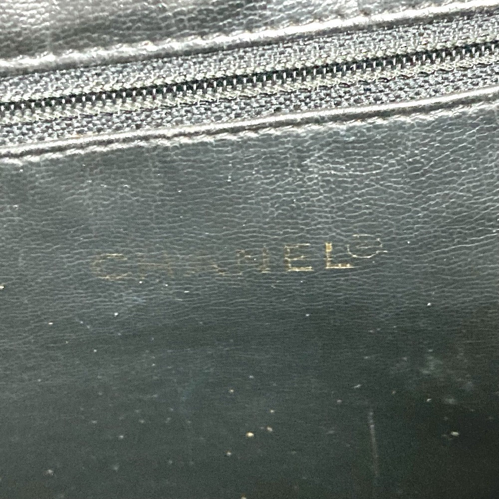 CHANEL マトラッセ キルティング ヴィンテージ CC ココマーク ロゴ カバン バックパック ココボール 巾着 チェーン リュックサック ラムスキン レディース ブラック