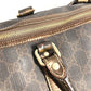 GUCCI 193603 GG Plus Logo Bag Mini Boston Bag Handbag PVC/Leather Unisex Brown