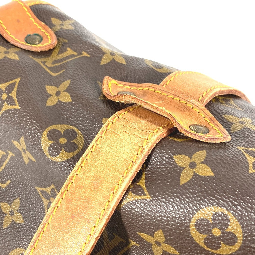 LOUIS VUITTON M42252 Monograma Saumur 43 Saumur 43 Bolso bandolera con solapa Bolso bandolera Lona con monograma Unisex Marrón