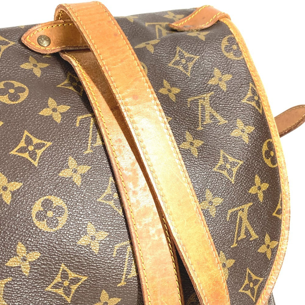 LOUIS VUITTON M42252 Monograma Saumur 43 Saumur 43 Bolso bandolera con solapa Bolso bandolera Lona con monograma Unisex Marrón
