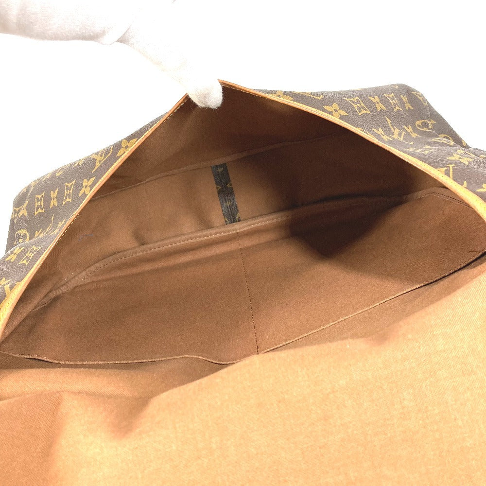 LOUIS VUITTON M42252 Monograma Saumur 43 Saumur 43 Bolso bandolera con solapa Bolso bandolera Lona con monograma Unisex Marrón