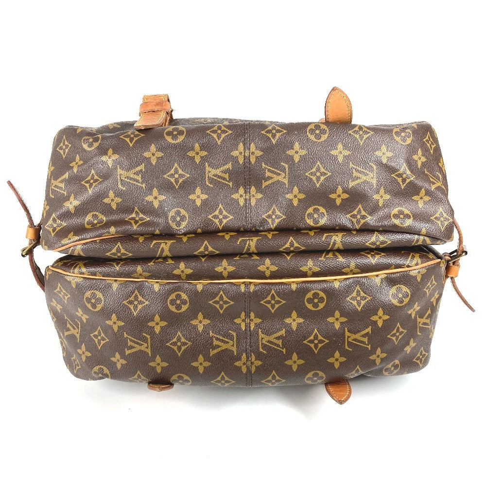LOUIS VUITTON M42252 Monograma Saumur 43 Saumur 43 Bolso bandolera con solapa Bolso bandolera Lona con monograma Unisex Marrón