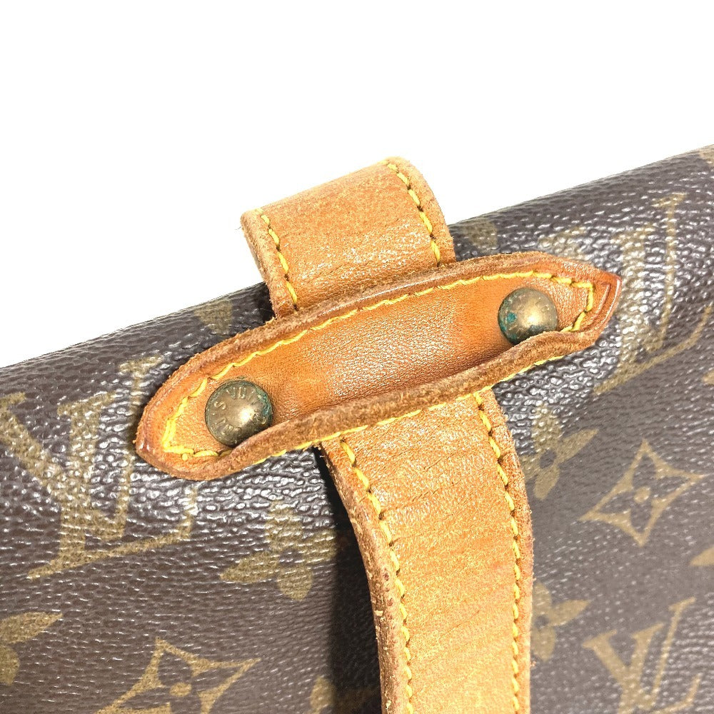 LOUIS VUITTON M42254 Monogram Saumur 35 Saumur 35 Crossbody Flap Bag Shoulder Bag Monogram Canvas Unisex Brown