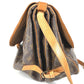 LOUIS VUITTON M42254 Monogram Saumur 35 Saumur 35 Crossbody Flap Bag Shoulder Bag Monogram Canvas Unisex Brown