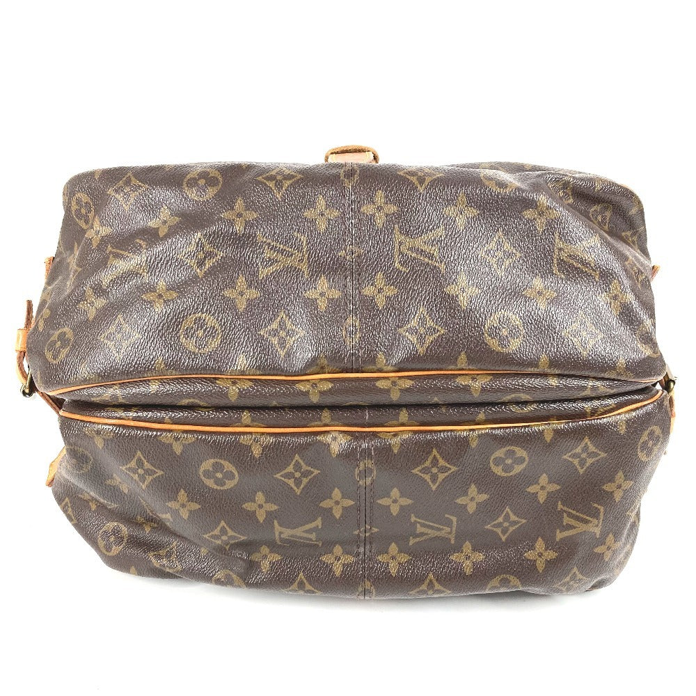 LOUIS VUITTON M42254 Monogram Saumur 35 Saumur 35 Crossbody Flap Bag Shoulder Bag Monogram Canvas Unisex Brown
