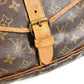 LOUIS VUITTON M42254 Monogram Saumur 35 Saumur 35 Crossbody Flap Bag Shoulder Bag Monogram Canvas Unisex Brown