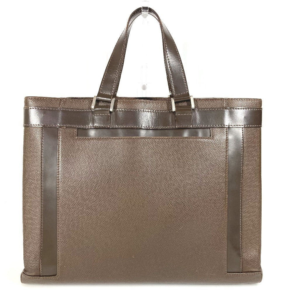 LOUIS VUITTON M31028 Taiga Kasbek PM Kasbek PM Bolso Tote Bag Hombro Bolso De Negocios Bolso Taiga Cuero Unisex Grizzly Brown