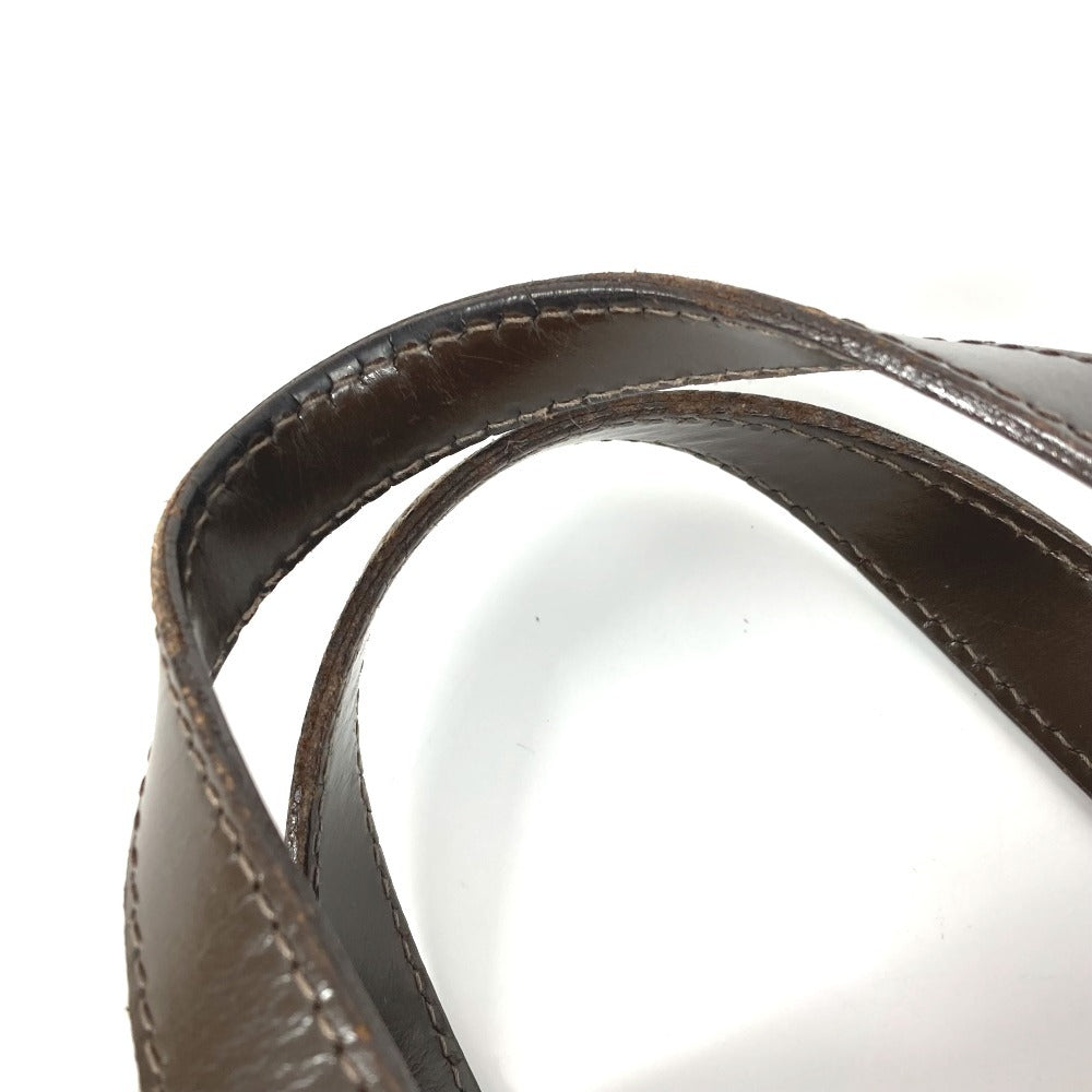 LOUIS VUITTON M31028 Taiga Kasbek PM Kasbek PM Bolso Tote Bag Hombro Bolso De Negocios Bolso Taiga Cuero Unisex Grizzly Brown