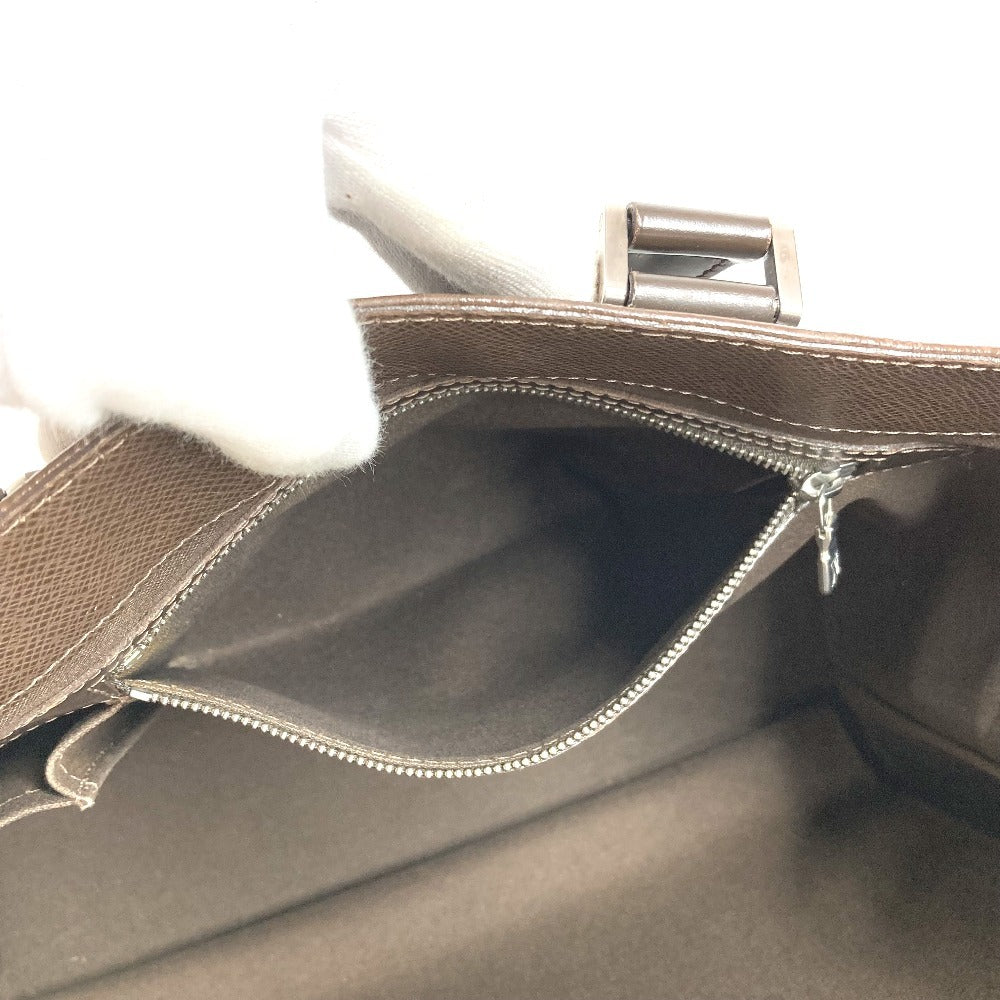 LOUIS VUITTON M31028 Taiga Kasbek PM Kasbek PM Bolso Tote Bag Hombro Bolso De Negocios Bolso Taiga Cuero Unisex Grizzly Brown