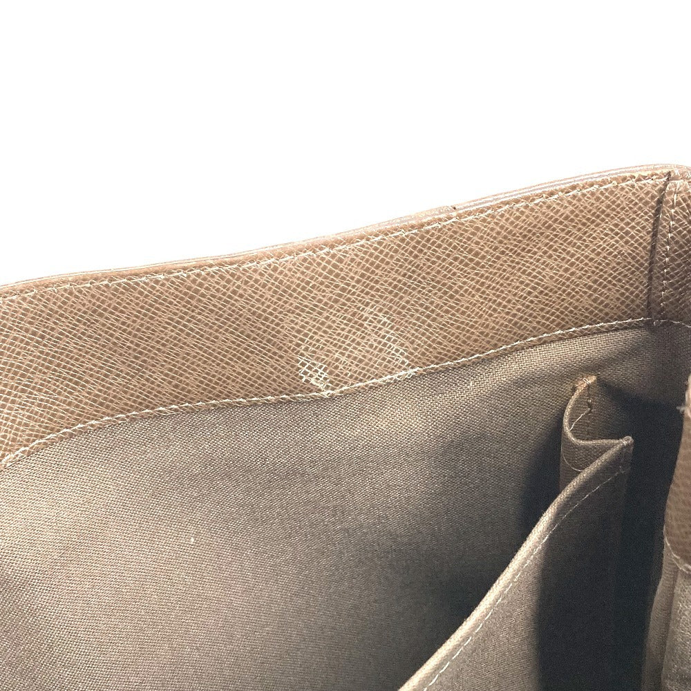 LOUIS VUITTON M31028 Taiga Kasbek PM Kasbek PM Bolso Tote Bag Hombro Bolso De Negocios Bolso Taiga Cuero Unisex Grizzly Brown