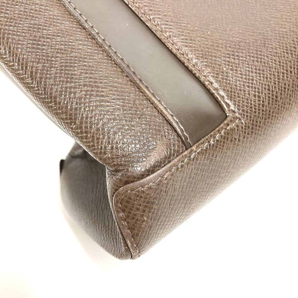 LOUIS VUITTON M31028 Taiga Kasbek PM Kasbek PM Bolso Tote Bag Hombro Bolso De Negocios Bolso Taiga Cuero Unisex Grizzly Brown