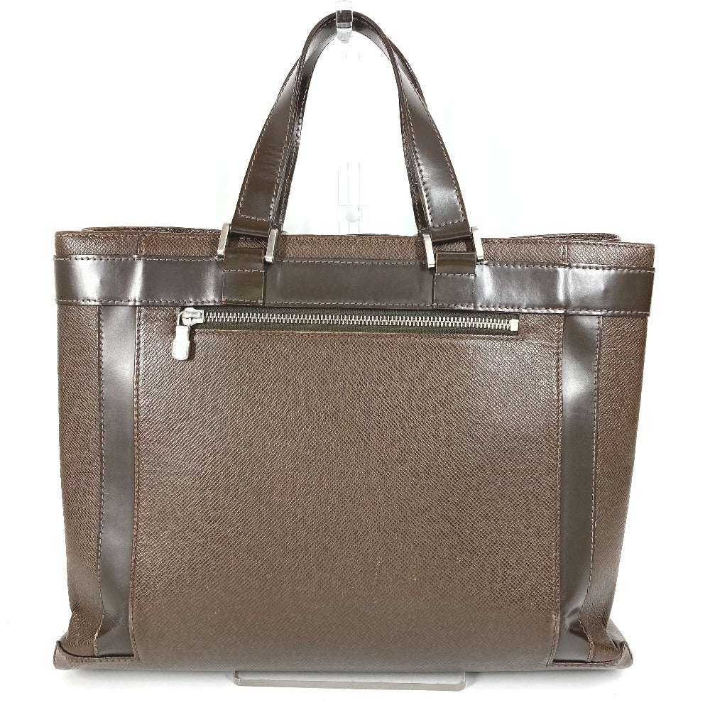 LOUIS VUITTON M31028 Taiga Kasbek PM Kasbek PM Bolso Tote Bag Hombro Bolso De Negocios Bolso Taiga Cuero Unisex Grizzly Brown