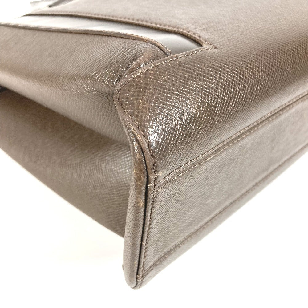 LOUIS VUITTON M31028 Taiga Kasbek PM Kasbek PM Bolso Tote Bag Hombro Bolso De Negocios Bolso Taiga Cuero Unisex Grizzly Brown