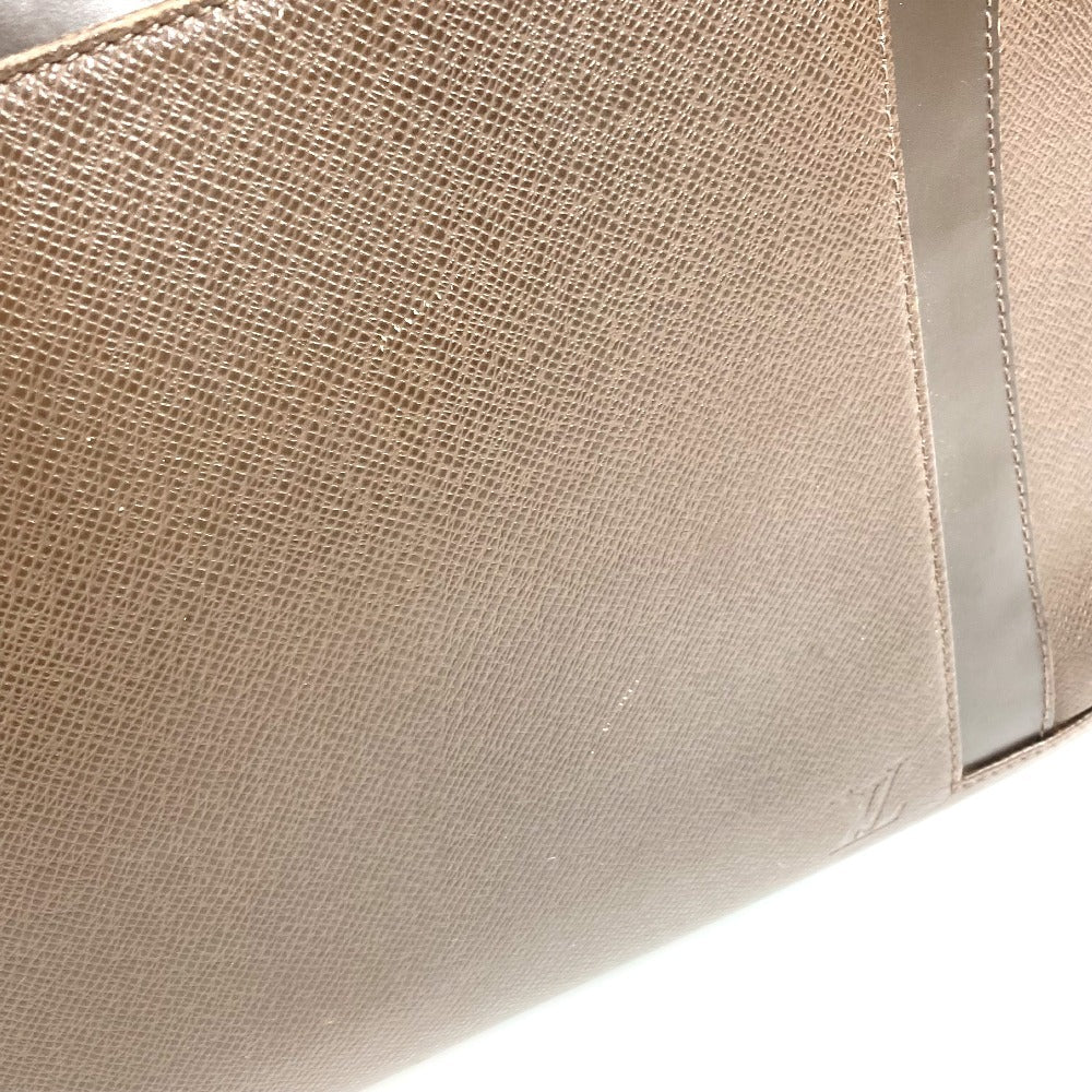 LOUIS VUITTON M31028 Taiga Kasbek PM Kasbek PM Bolso Tote Bag Hombro Bolso De Negocios Bolso Taiga Cuero Unisex Grizzly Brown