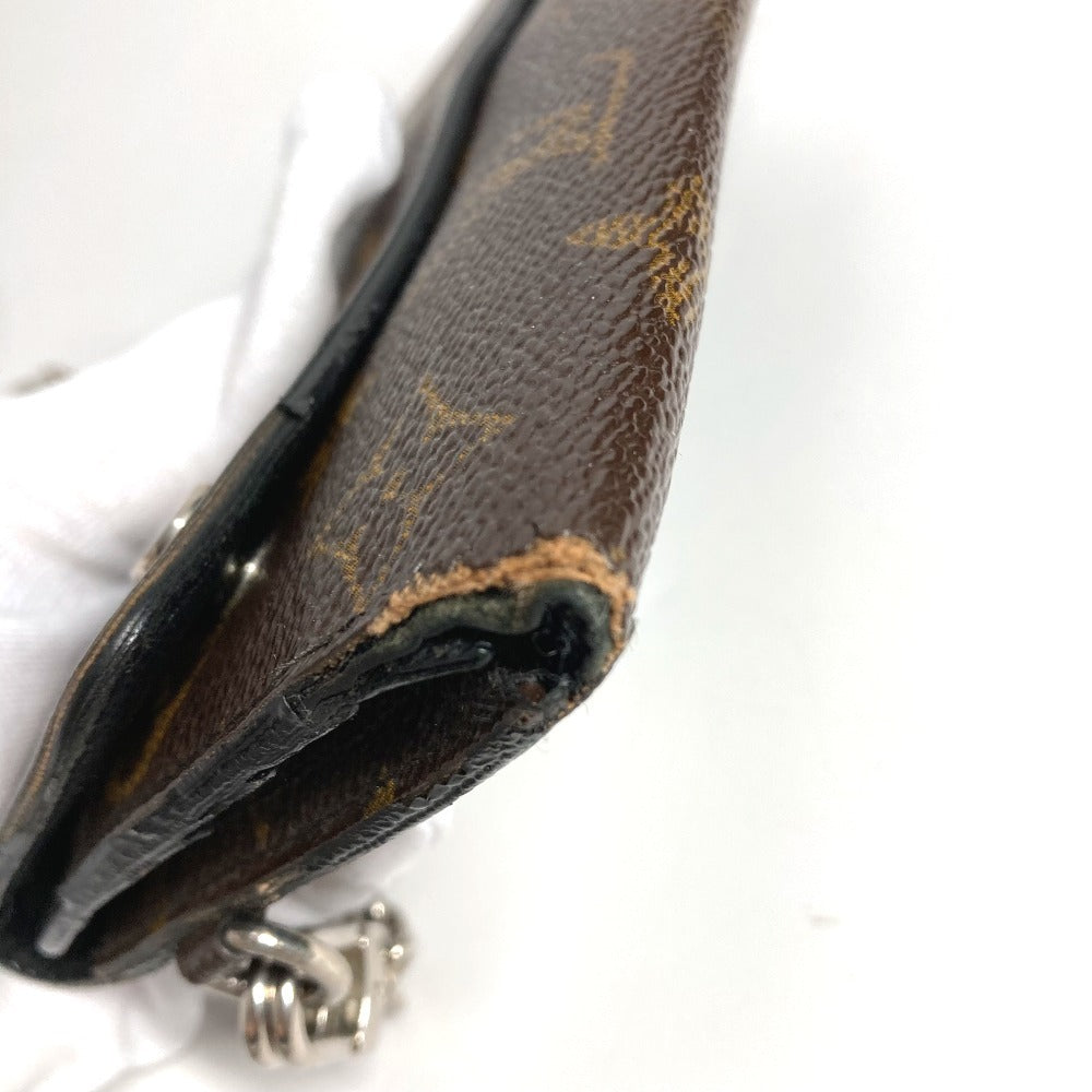 LOUIS VUITTON M60168 モノグラムマカサー ポルトフォイユ ロン ロングウォレット 3つ折り チェーン付き 長財布 モノグラムマカサーキャンバス ユニセックス ブラウン