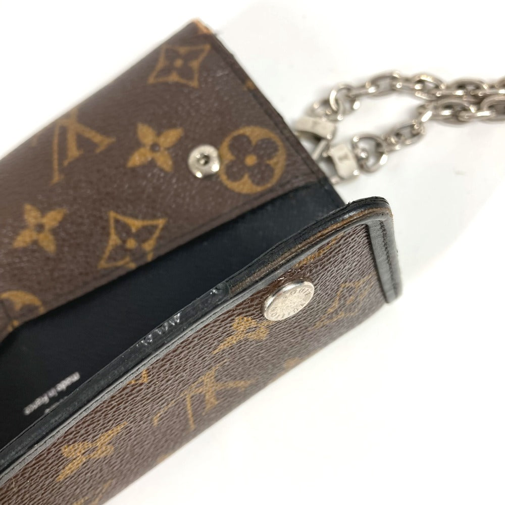 LOUIS VUITTON M60168 モノグラムマカサー ポルトフォイユ ロン ロングウォレット 3つ折り チェーン付き 長財布 モノグラムマカサーキャンバス ユニセックス ブラウン